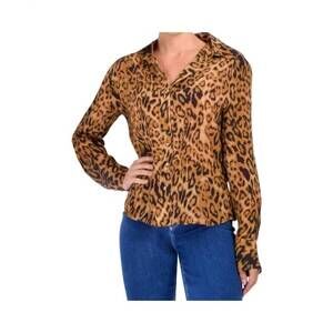 NEW KARINA GRIMALDI mariana blouse in camel